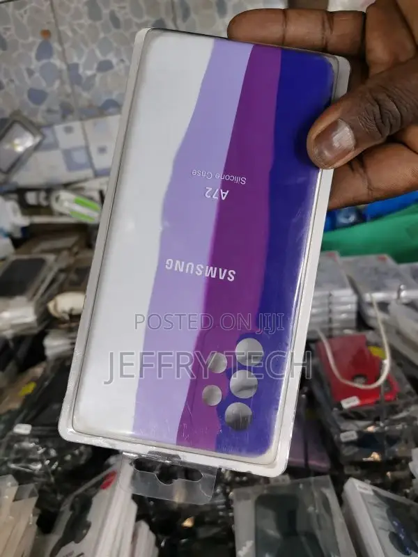 Samsung GALAXY A72 Rainbow Silicone Case