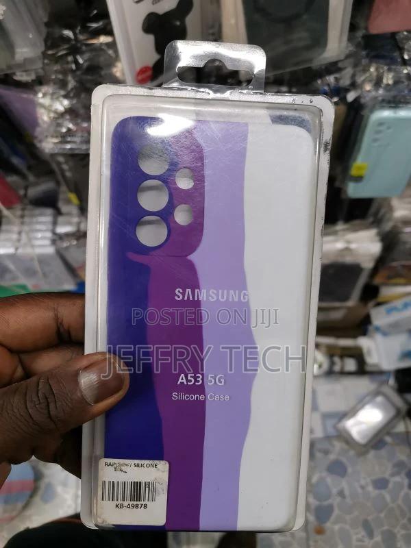 Printed Rainbow New Back Cover for Samsung A53 5G - main view