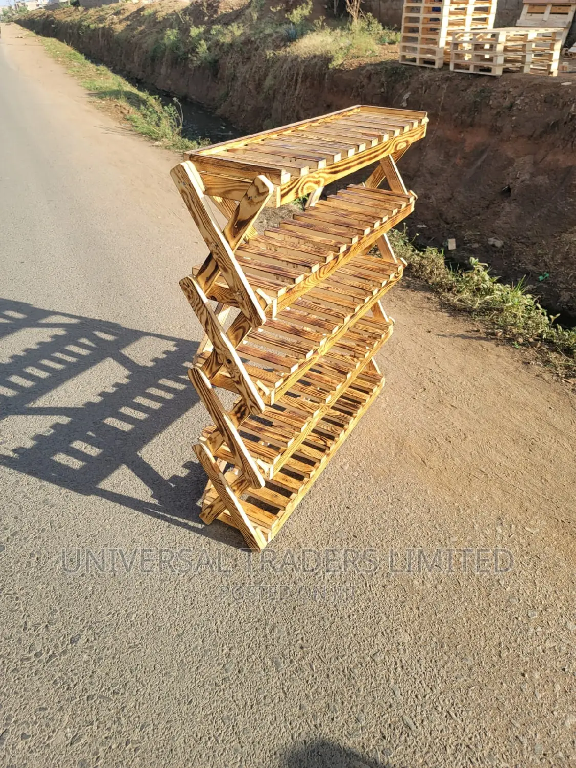 Shoe Rack - Pallets Shoe Rack - 5 Layer Shoe Rack