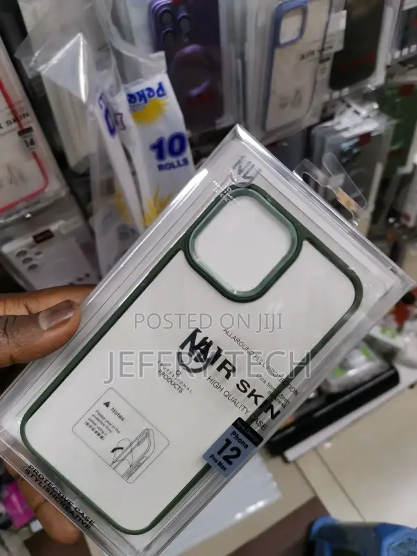 Transparent Color Borders Airskin Case for iPhone 12 Pro Max