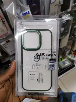 Transparent Color Borders Airskin Case for iPhone 14 Pro