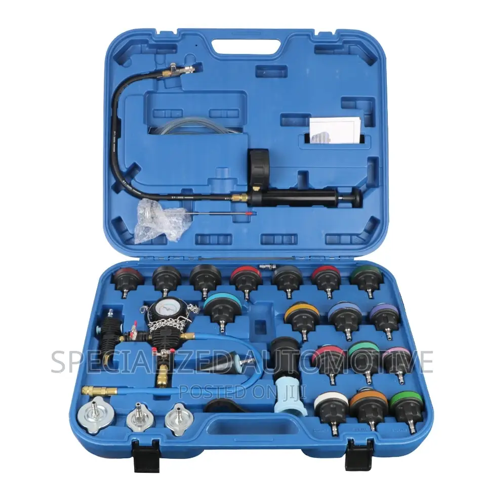 Vehicle Radiator Cooling System and Cap Pressure Tester Kit