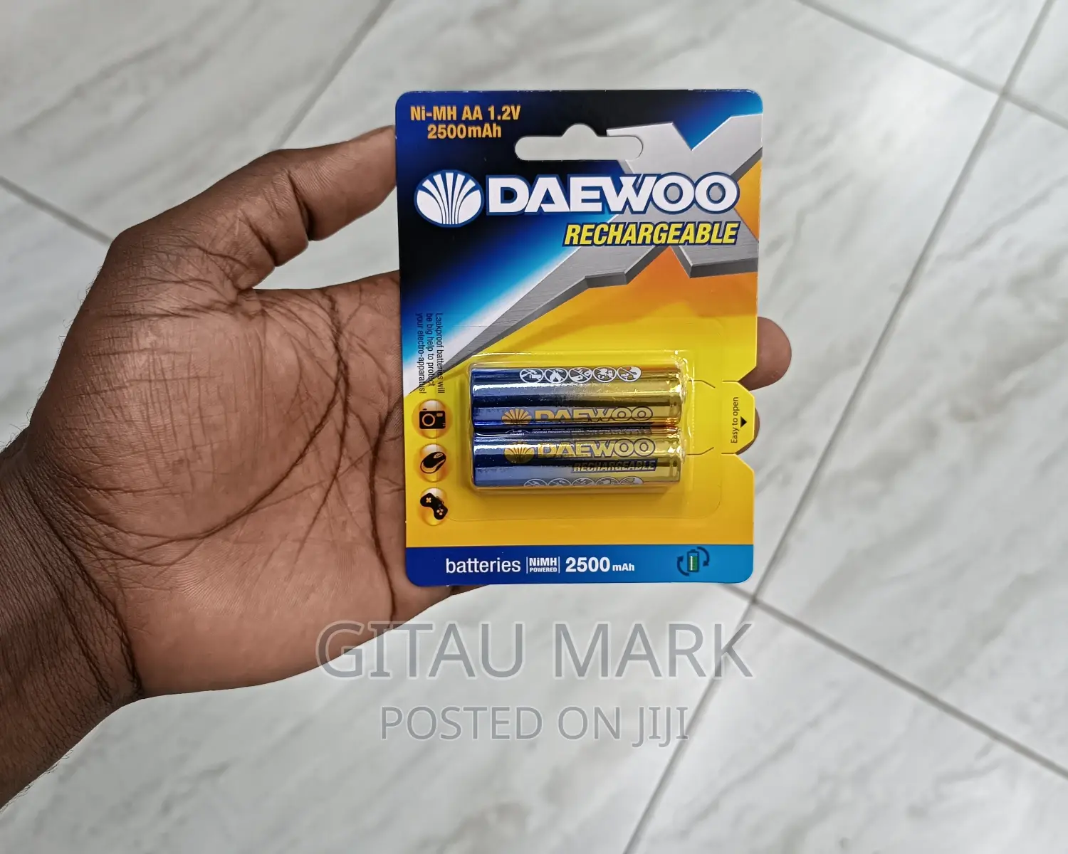 Daewoo AA Rechargeable Batteries 2500mah