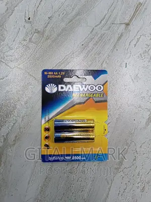 Daewoo AA Rechargeable Batteries 2500mah