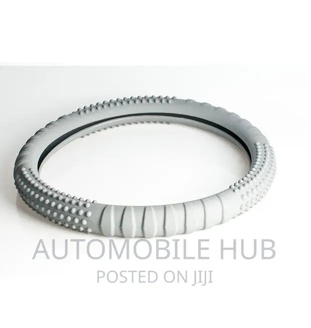 Silicone Grey Steering Wheel Cover