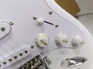 Electric Solo Guitar White  24 Frets