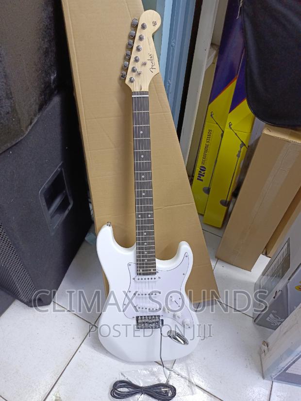 Electric Solo Guitar White 24 Frets