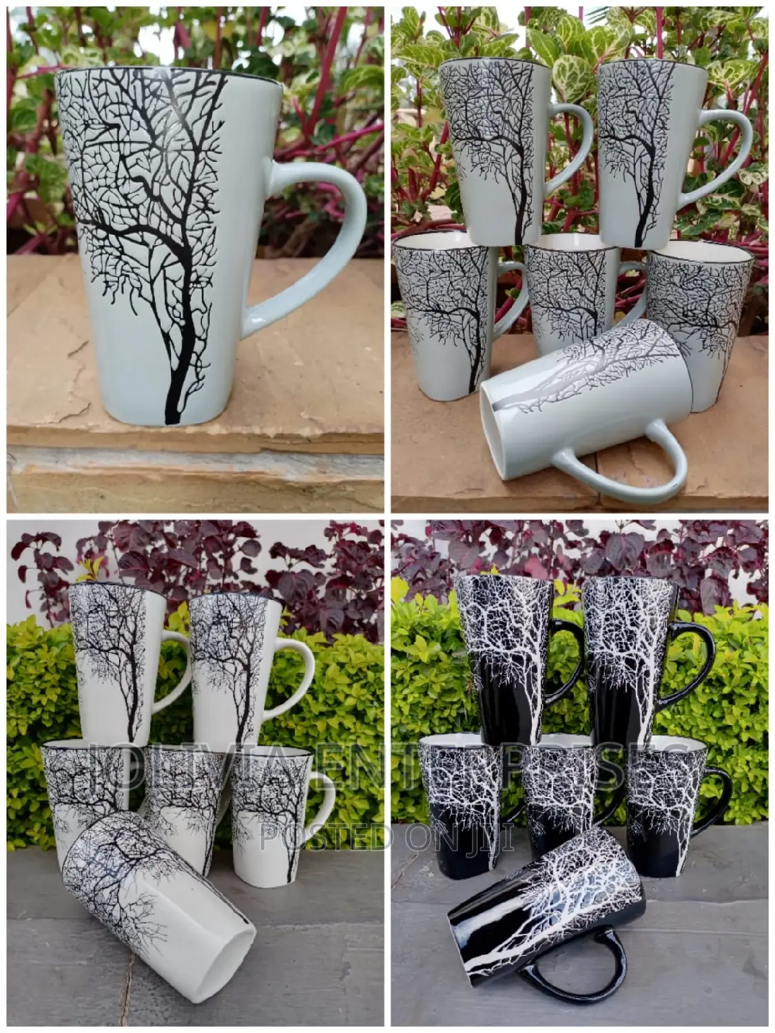 Tree Mugs 6 PCS