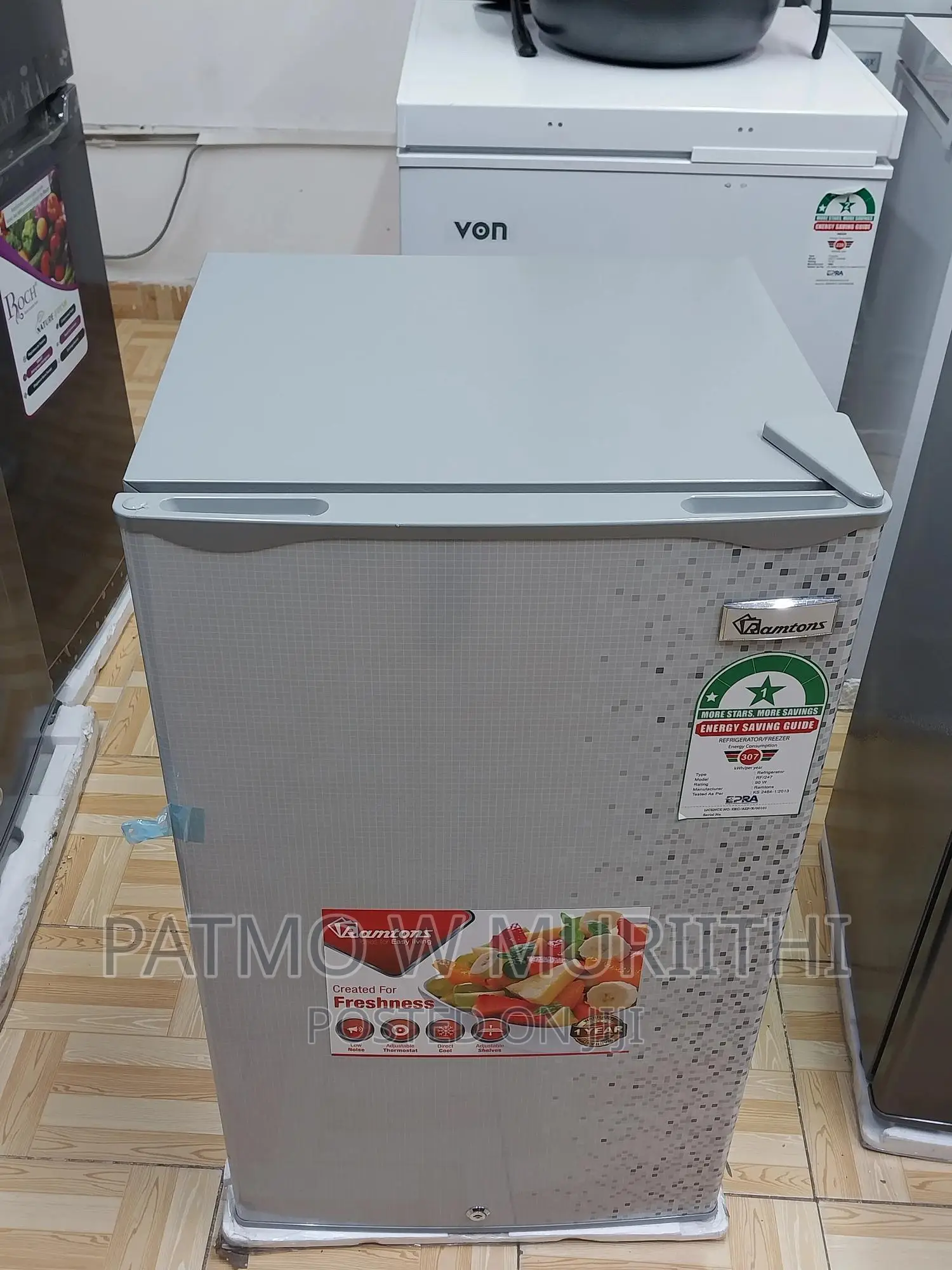 Fridge-Fridge Ramtons 92L Refrigerator Single Door