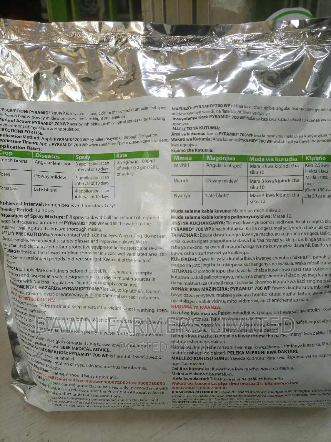 Pyramid 700wp 1kg Fungicide