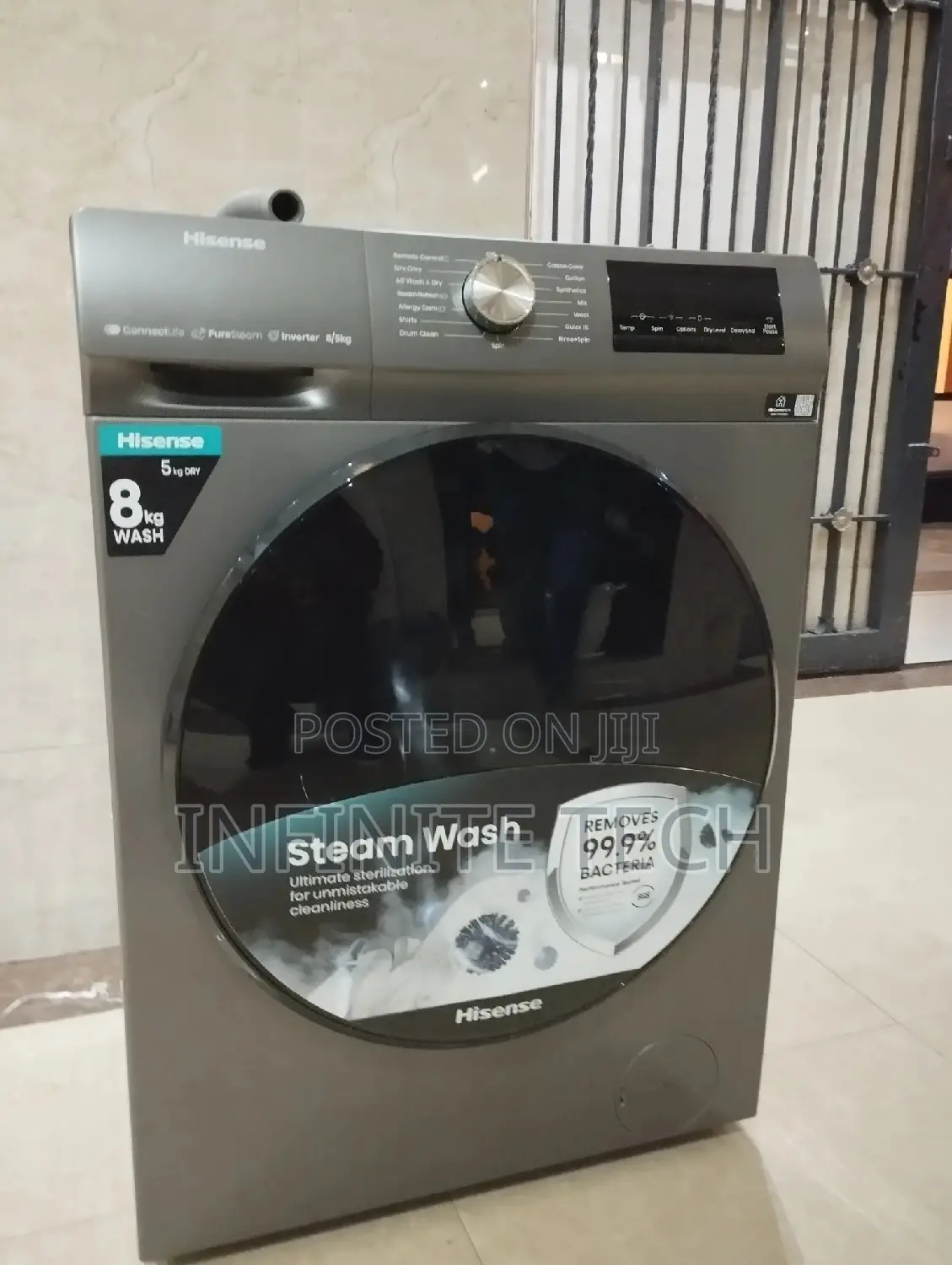 Hisense 8kg Wash And 5kg Dry Front Load Washing Machine