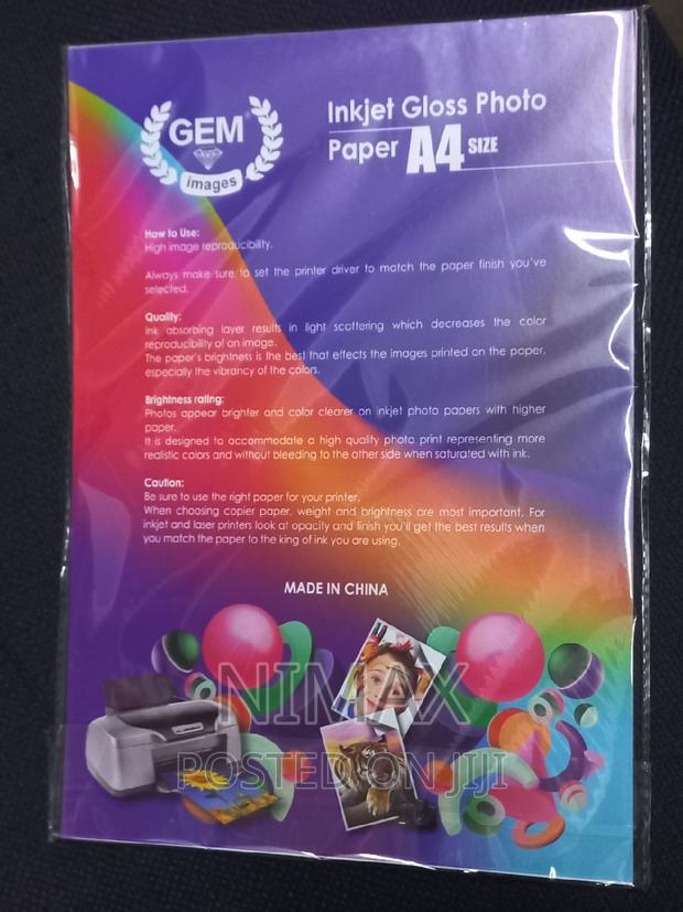 Inkjet Gloss Photo Paper A4 - thumbnail 3