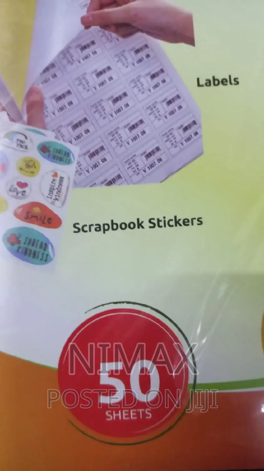 Inkjet Photogloss Sticker Paper A4 Size, 135gsm, 50sheets