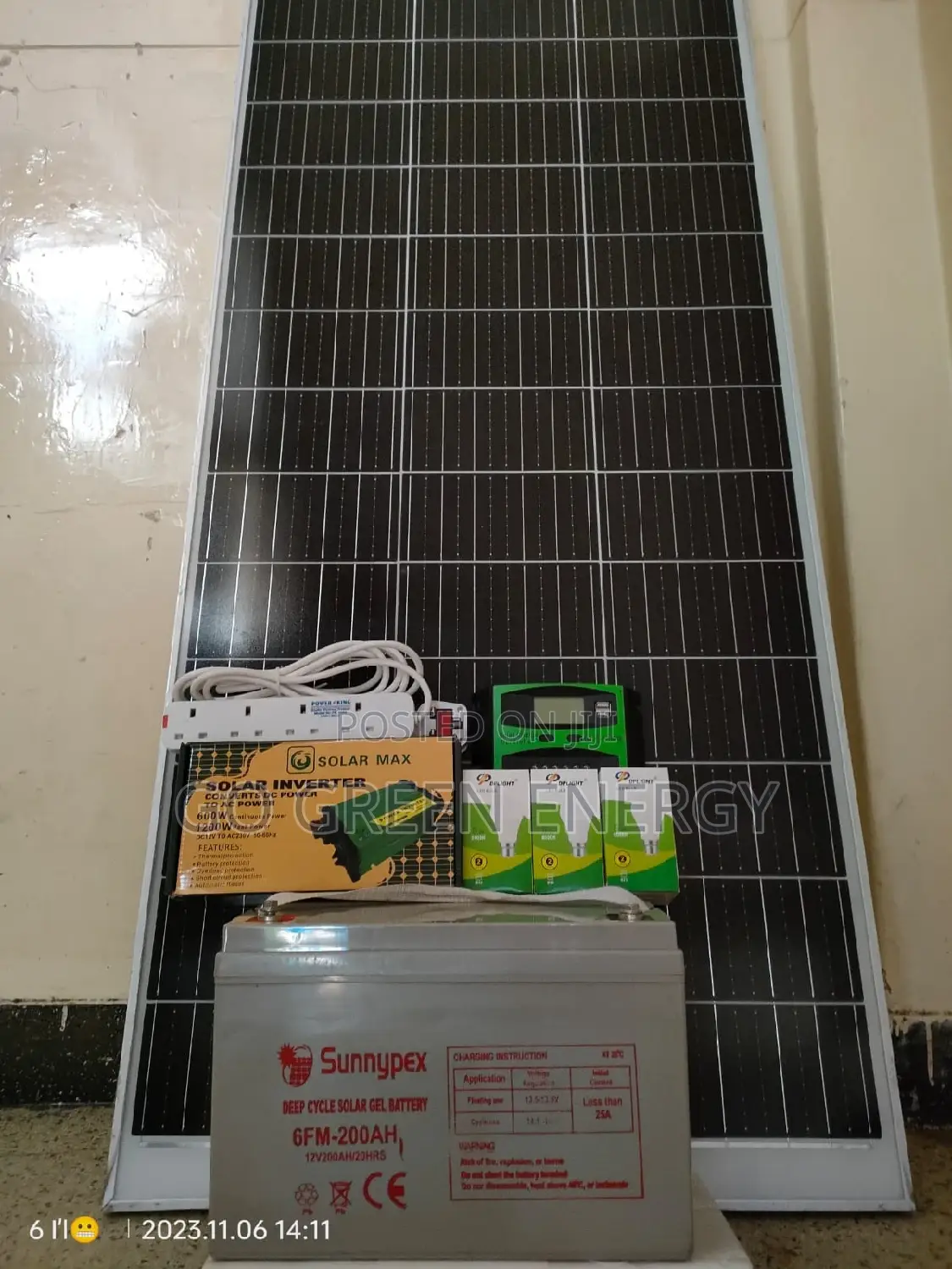 Power Lighting 300watts Solar Kit