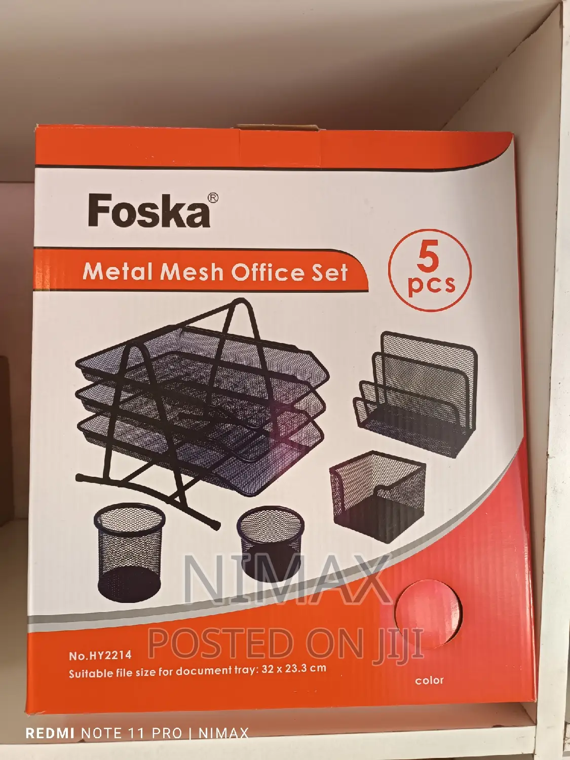 Office Tray Desk Set of 5pcs