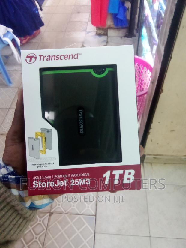 Transcend 1tb Storejet External Hard Disk - main view