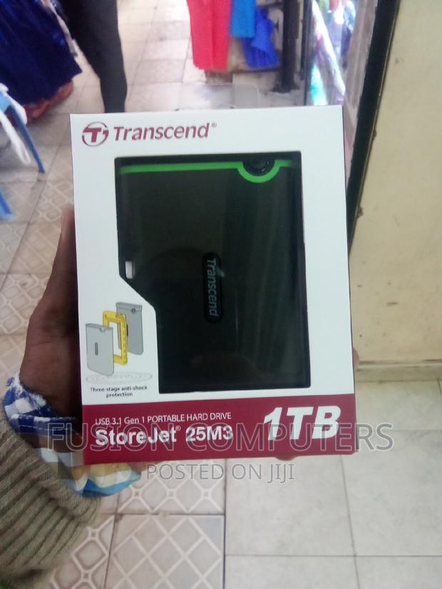 Transcend 1tb Storejet External Hard Disk - thumbnail 3