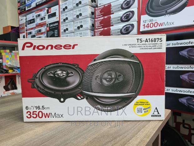 350 Watts Pioneer TS-A1687S Powerful Door Speakers