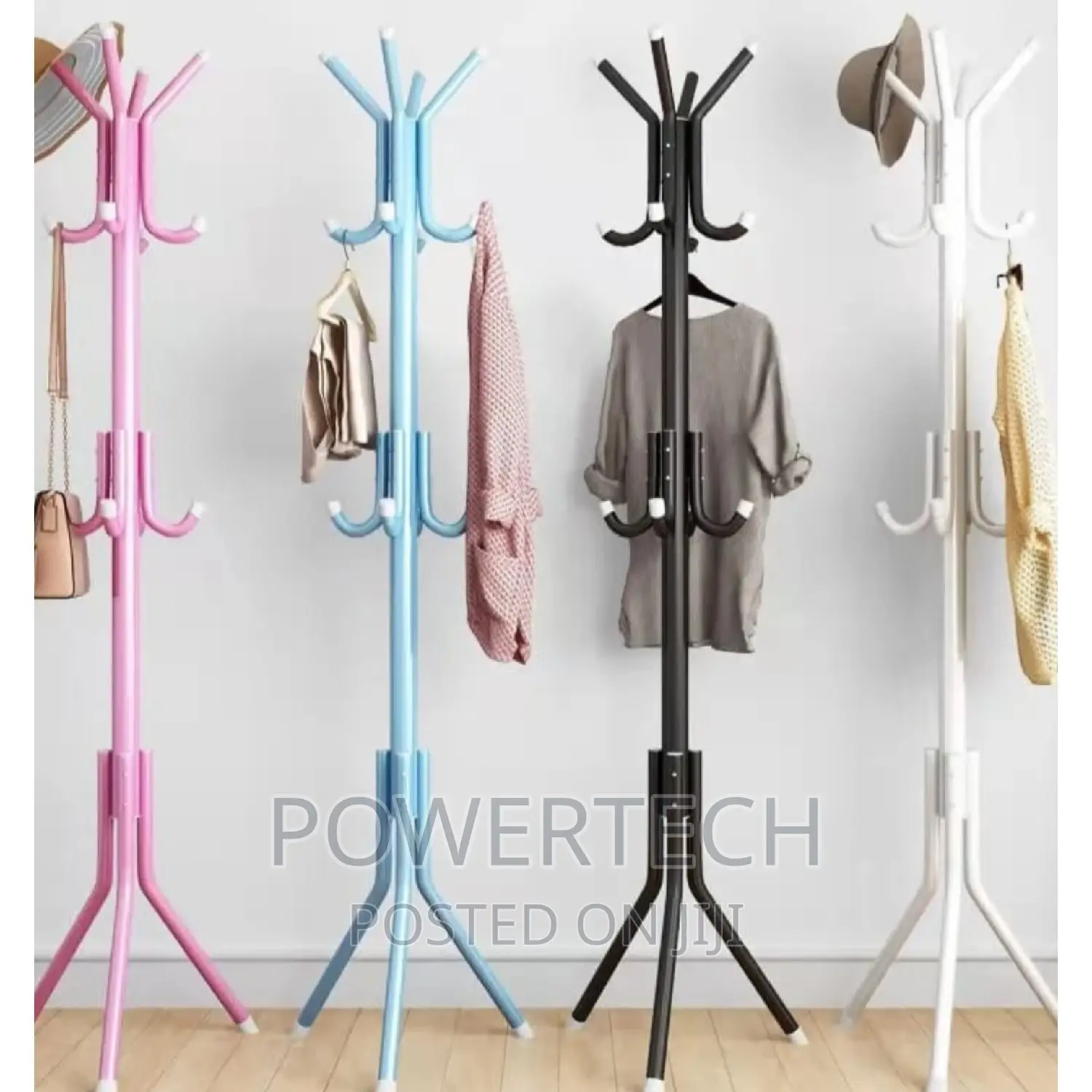 Multipurpose Floor Standing Coat/Bag/ Hat Hanger