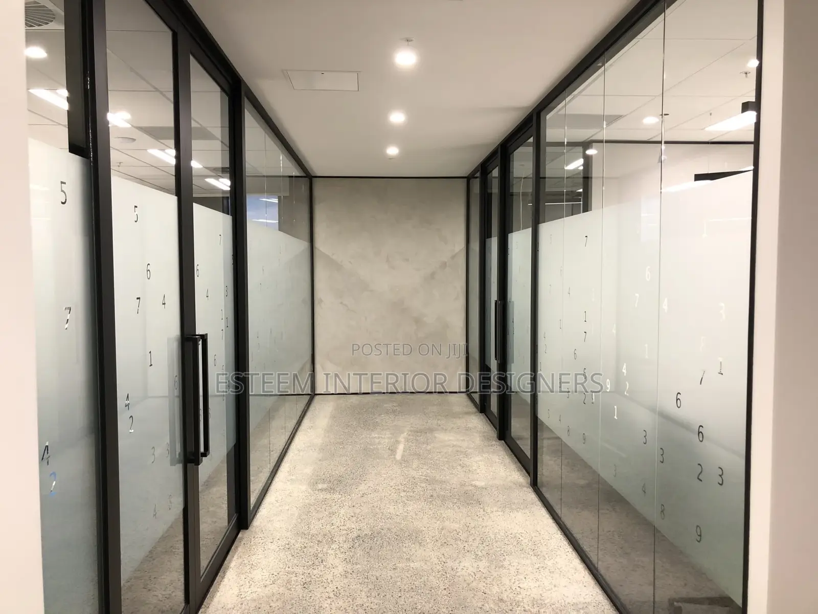 Modern Aluminium Glass Wall Office Partitioning