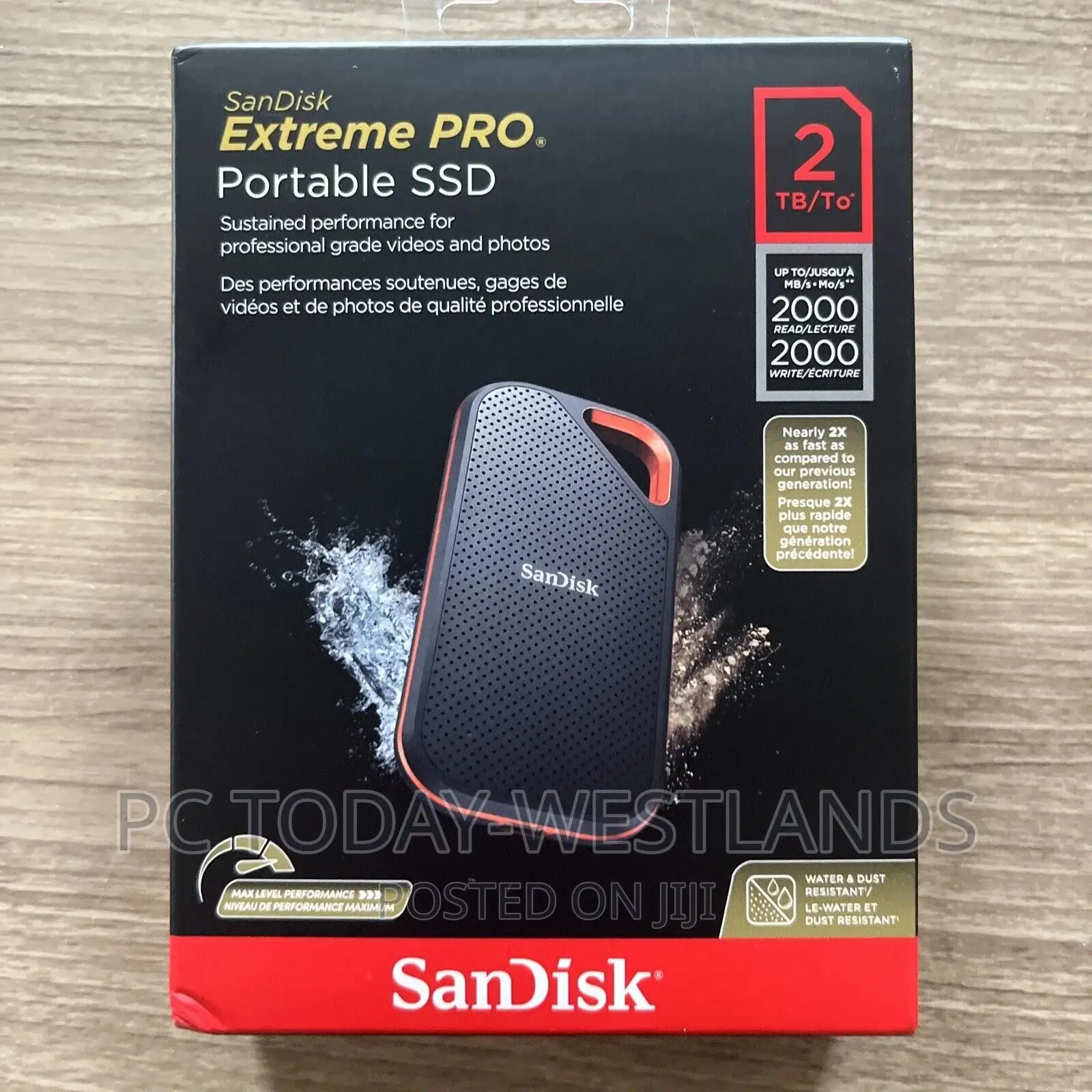 Sandisk Extreme Pro V2 2tb Usb-C Portable External SSD