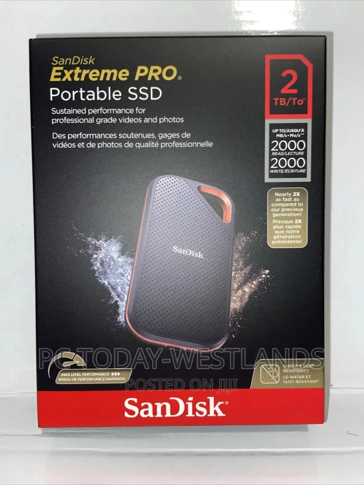 Sandisk Extreme Pro V2 2tb Usb-C Portable External SSD