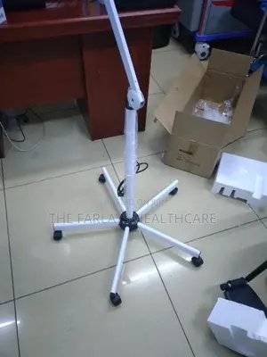 Infrared Therapy Lamp With Stand and Castors.