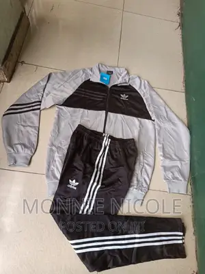 Navy Blue Adidas Men Tracksuit