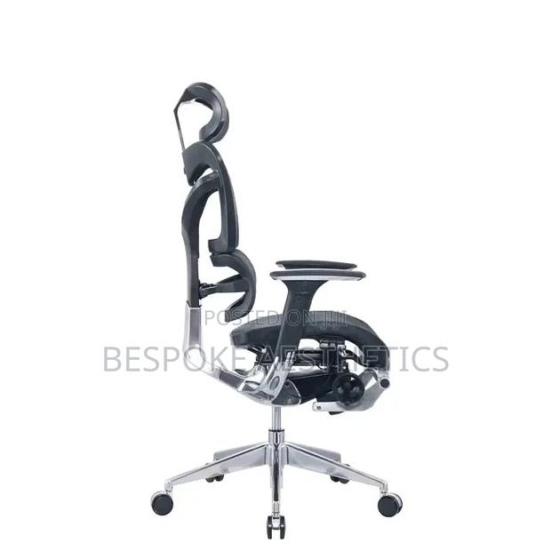 Executive Ergonomic Mesh Office Chair, With Foot Rest - thumbnail 4