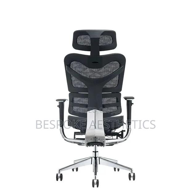 Executive Ergonomic Mesh Office Chair, With Foot Rest - thumbnail 7