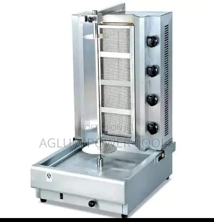Shawarma Machine 4 Burner Stainless Steel