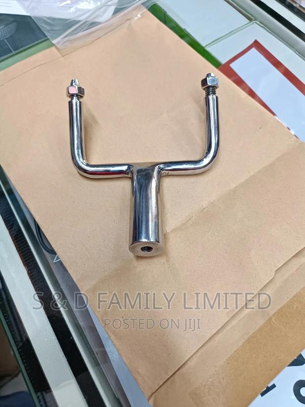 Chrome Double Microphone Stands - main view