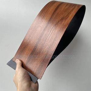 Striped Dark Brown Lvt Self Sticking Tile - thumbnail 2