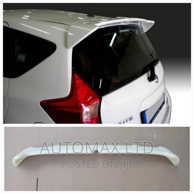 E12: Nissan Note, Yr2018+, Perfect Fit, Rear Boot Spoiler,