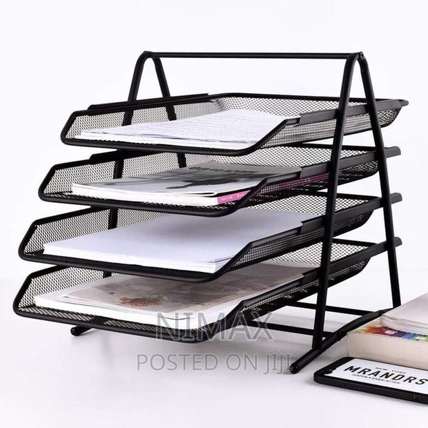 Office Tray 4 Tier / Mesh Desk Organizer - main view