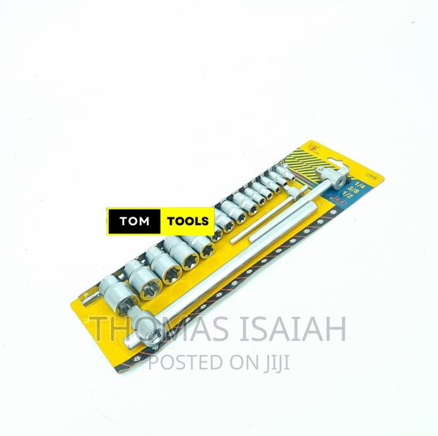 17PCS E Socket Torx Star Socket Set E4 to E24 - thumbnail 2