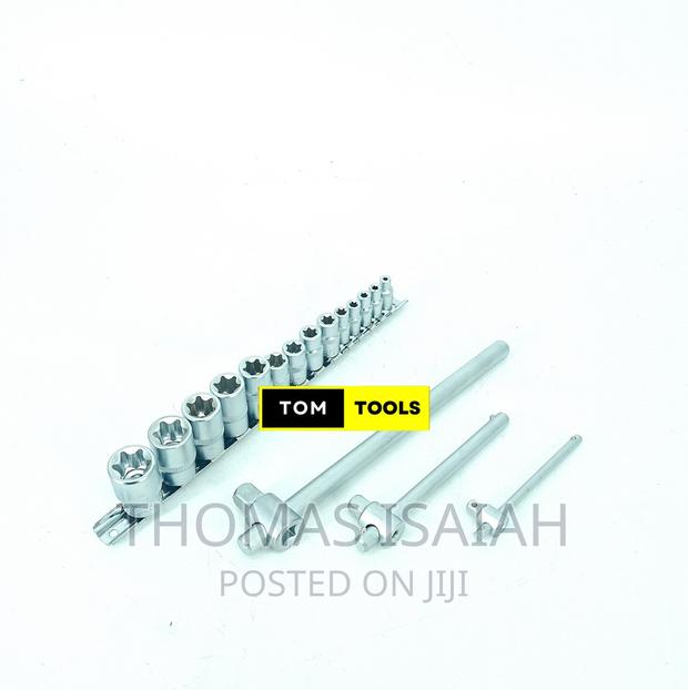 17PCS E Socket Torx Star Socket Set E4 to E24 - thumbnail 3