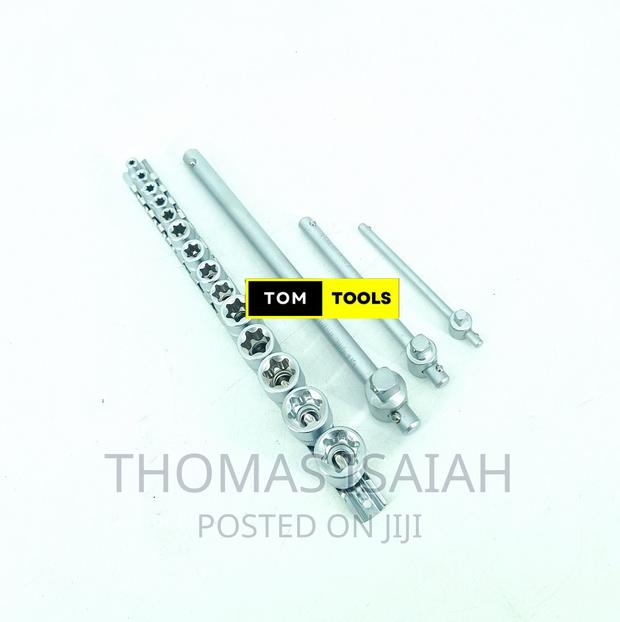 17PCS E Socket Torx Star Socket Set E4 to E24 - thumbnail 4