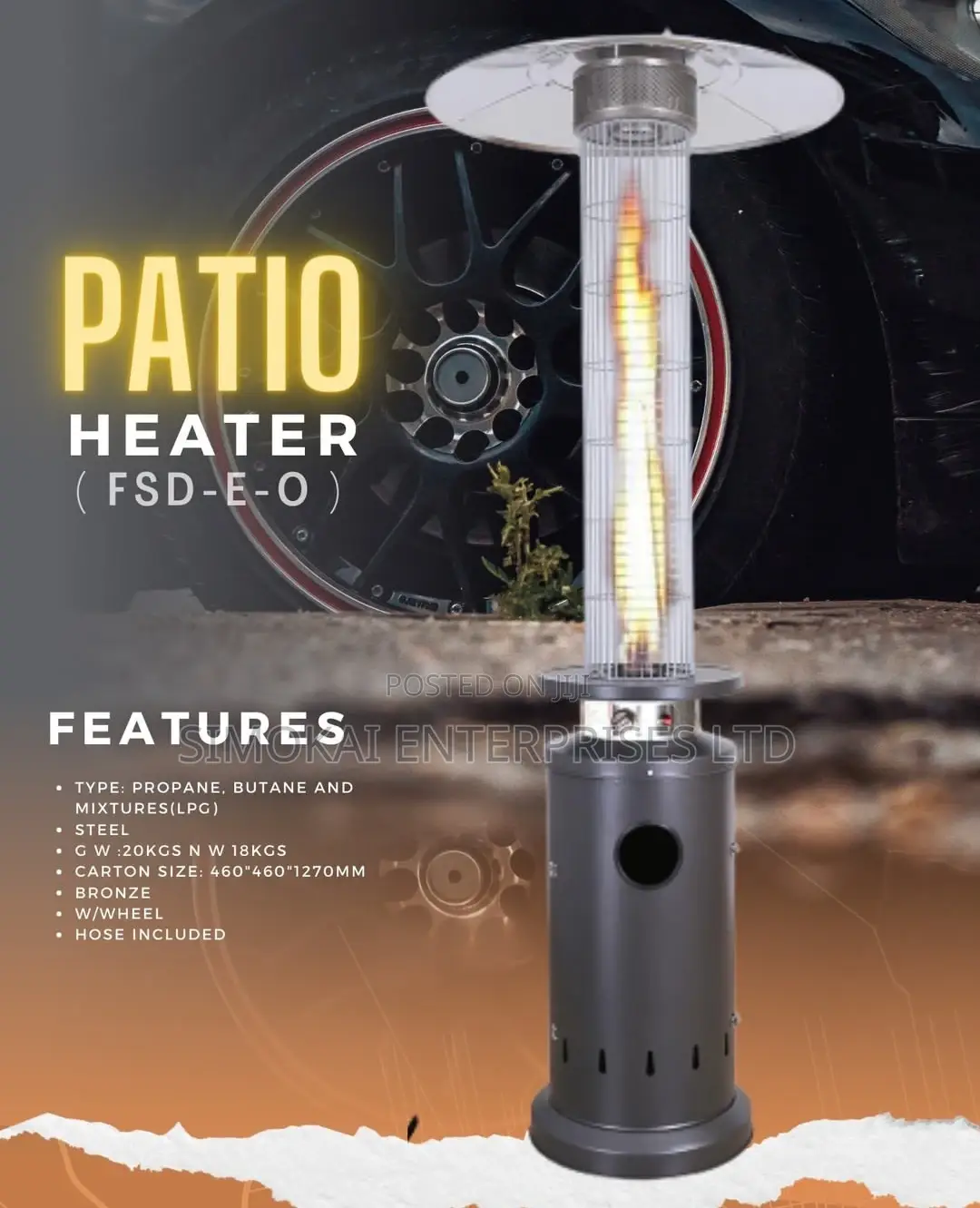 New Shape Gas Patio Warmers/ Heaters