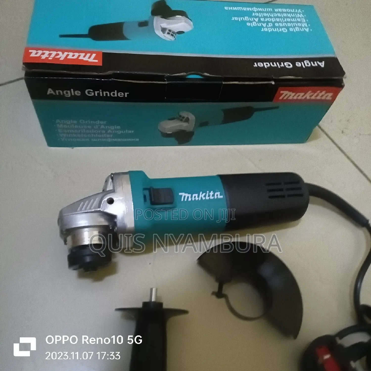 4" Electric Makita Grinder .