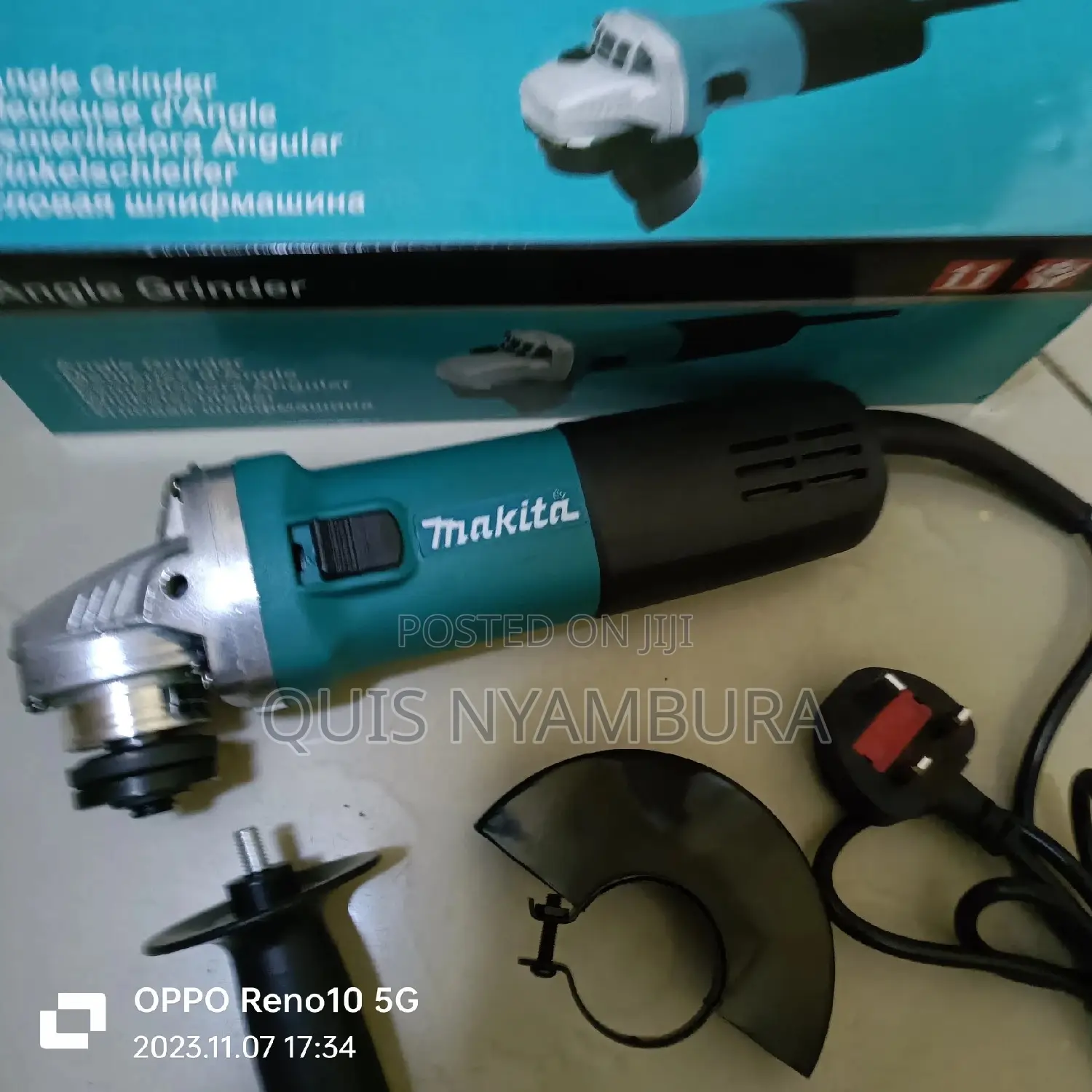 4" Electric Makita Grinder.