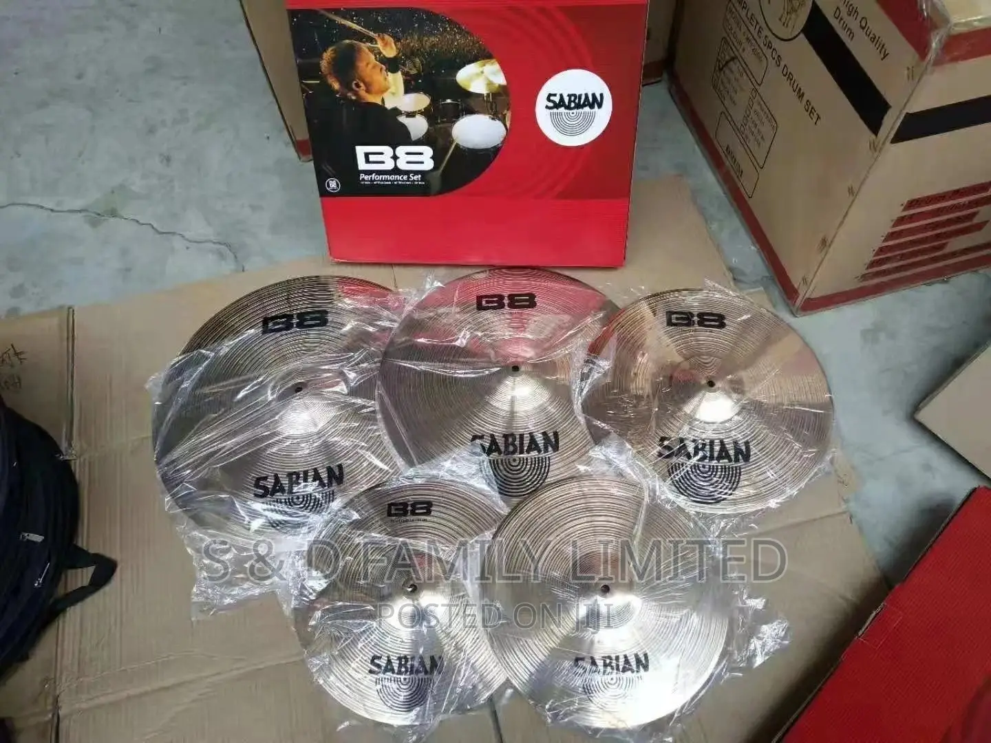 Sabian B8 Bronze Cymbal Set