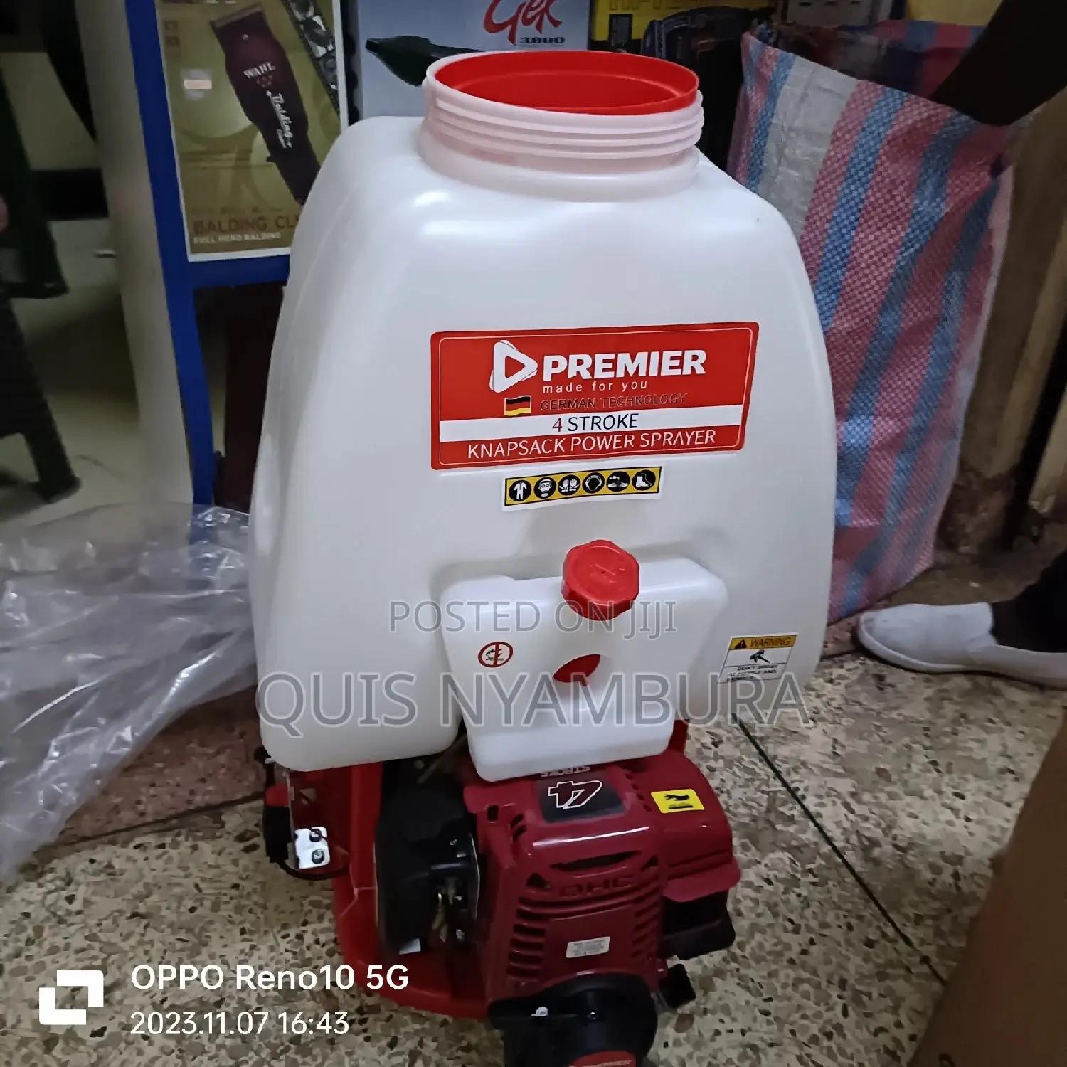 4 Stroke Knapsack Sprayer.