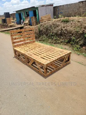 Wooden Pallet Bed - Pallets Bed With Raised Height - 4*6