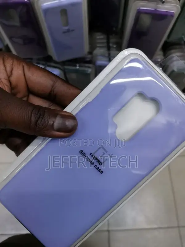 Purple Silicone Case for Oneplus 8 Pro