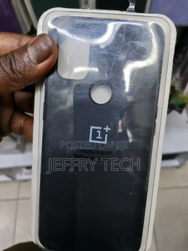 Black Silicone Case for Oneplus Nord N10