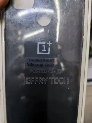 Black Silicone Case for Oneplus Nord N10