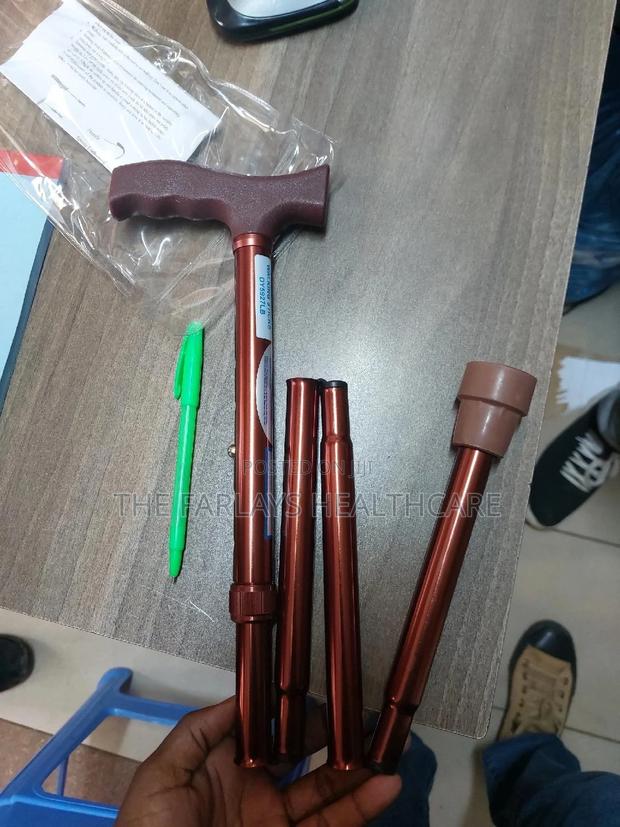 Foldable Walking Stick With Adjustable Height. - thumbnail 3