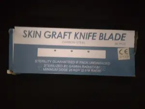 Skin Grafting Blade.