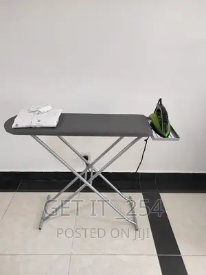 Metallic Ironing Board Available Colour Silver Grey